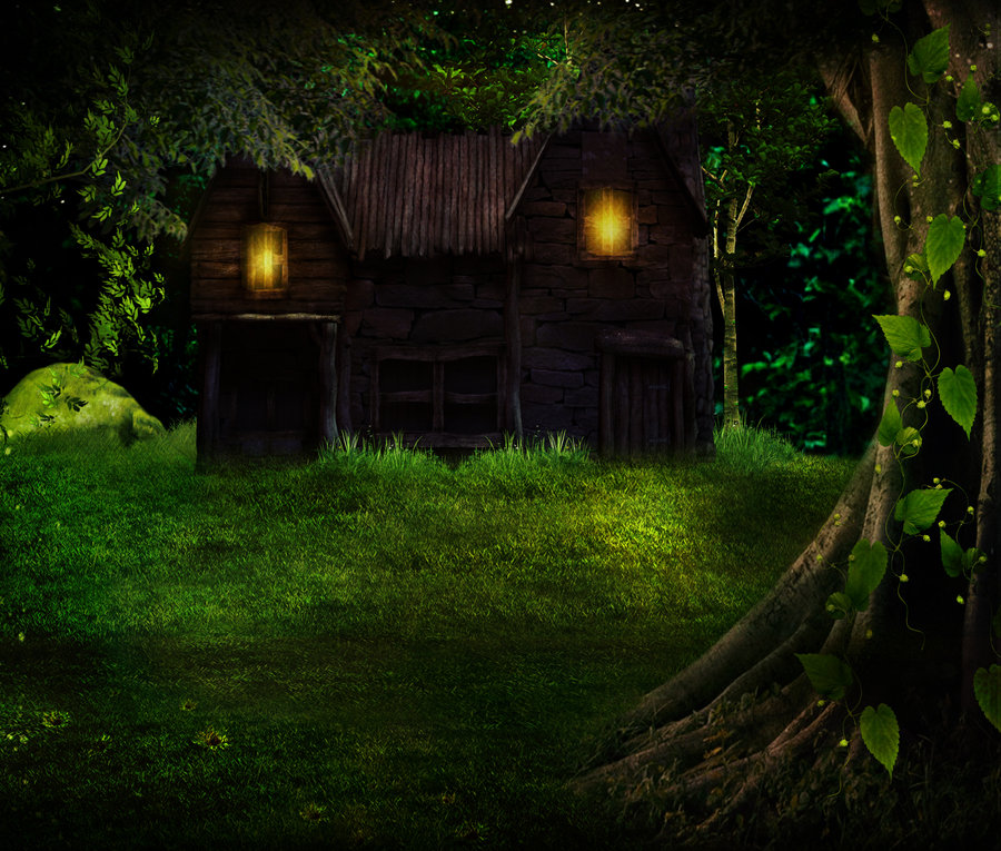 The Cottage In Woods Bg Stock By Moonglowlilly