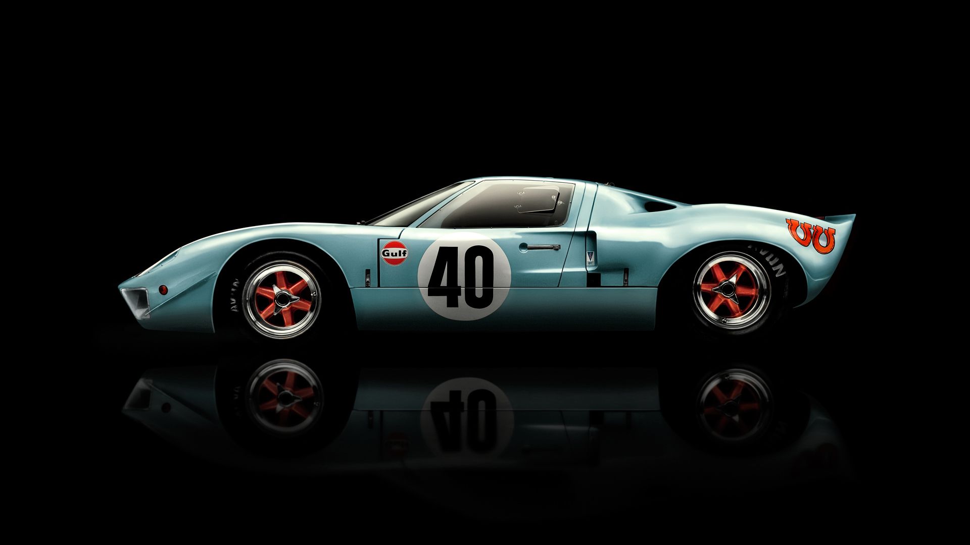 Wallpaper For Ford Gt40 Gulf