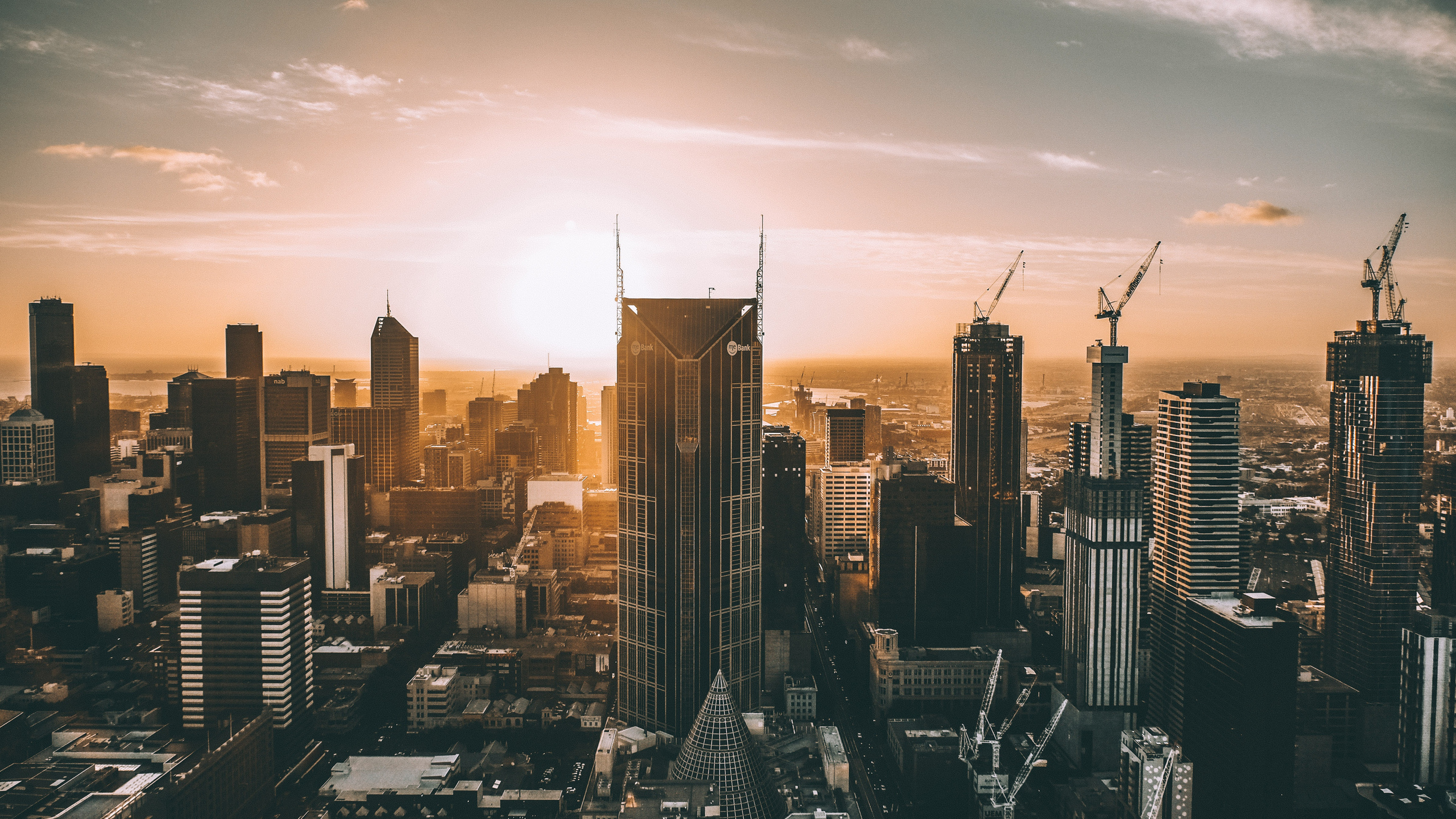Melbourne Cityscape 5k 1440p Resolution Hd 4k Wallpaper Image Photos