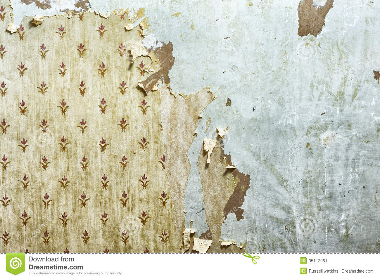 Peeling wallpaper on drywall 1300x955