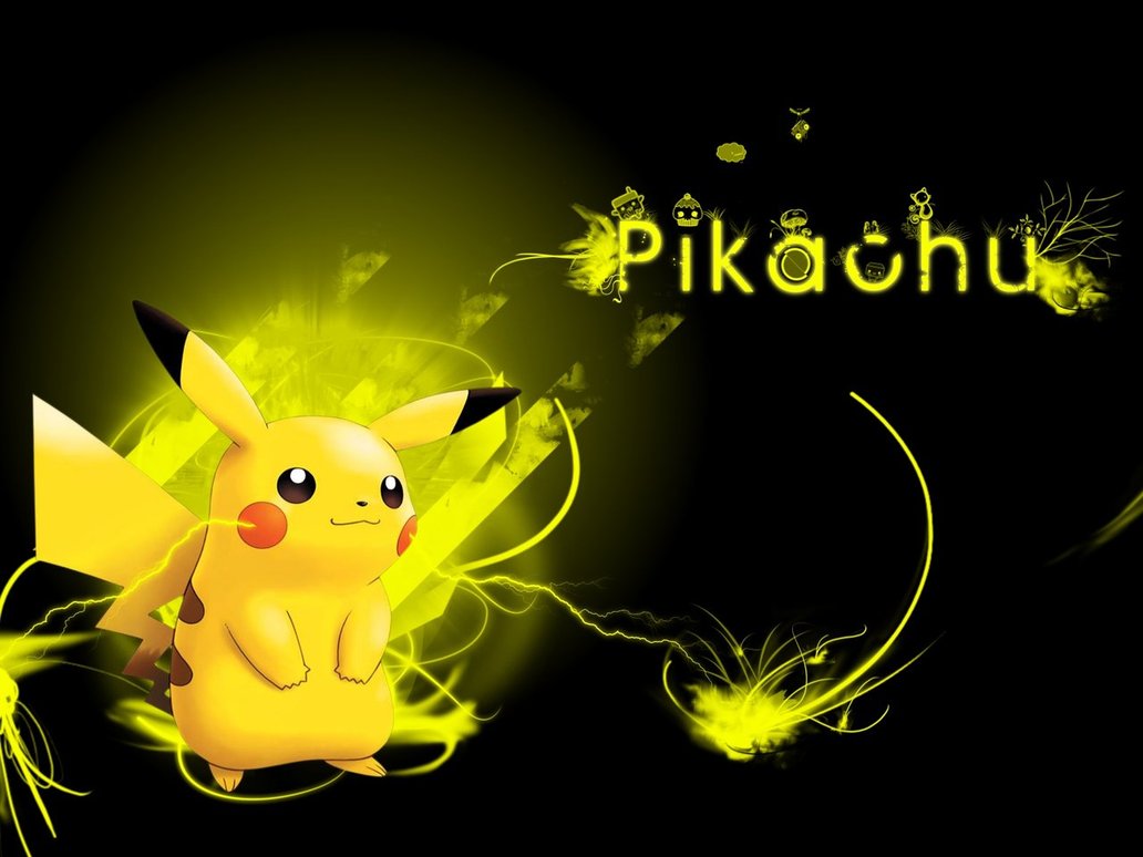 Free download Pikachu Black Background Viewing Gallery [1032x774] for your Desktop, Mobile