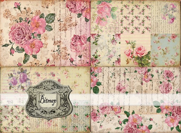 Victorian Floral Wallpaper