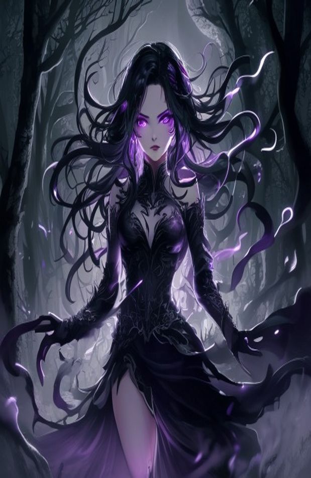 Dark Anime Girl Wallpaper