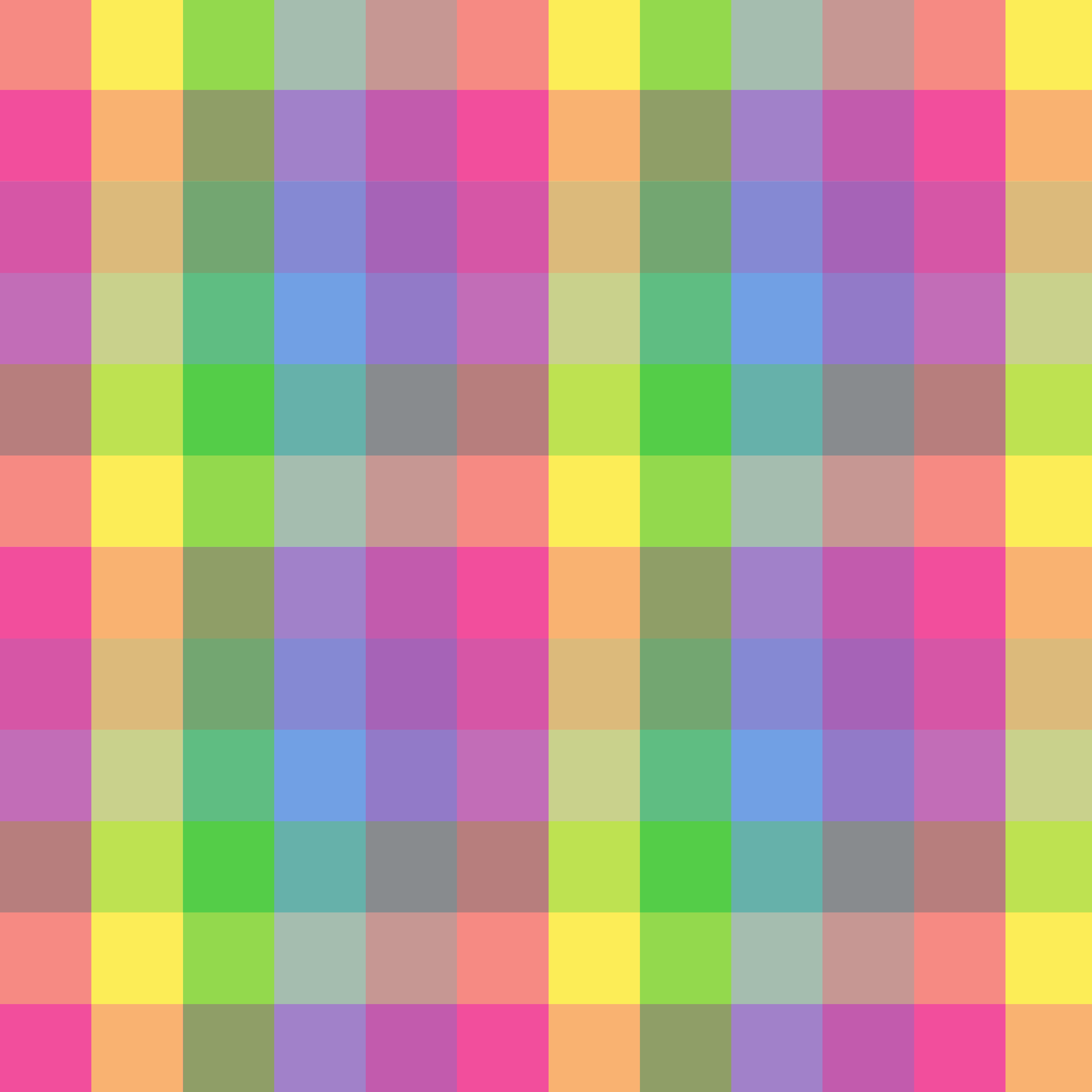 Cute Colorful Checkered Pattern Clip Art