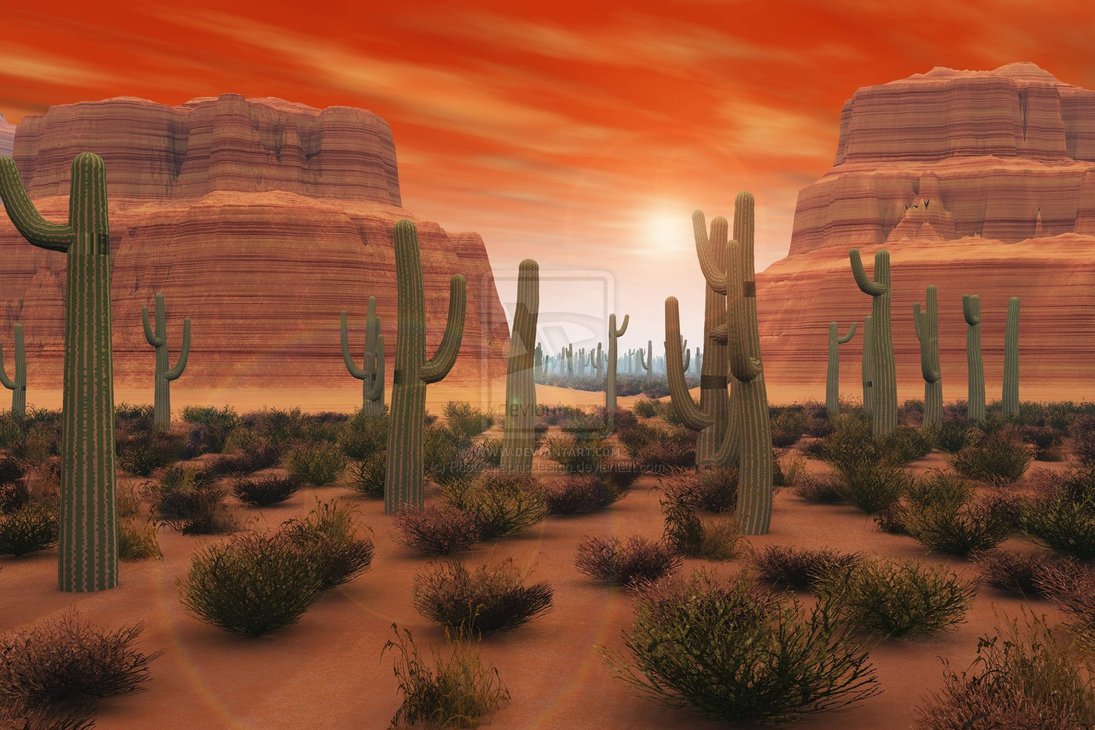 Big Render Arizona Desert by PhotoGraphicdesign on