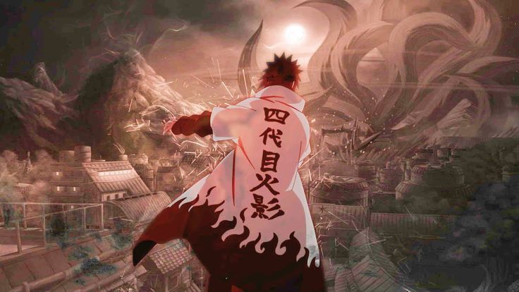 Itachi Uchiha On Minato Namikaze Wallpaper