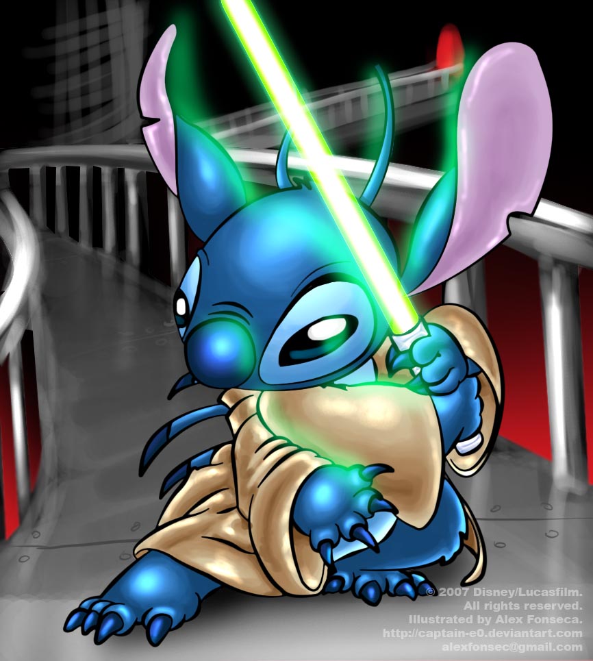 Jedi Stitch Picture Image Wallpaper