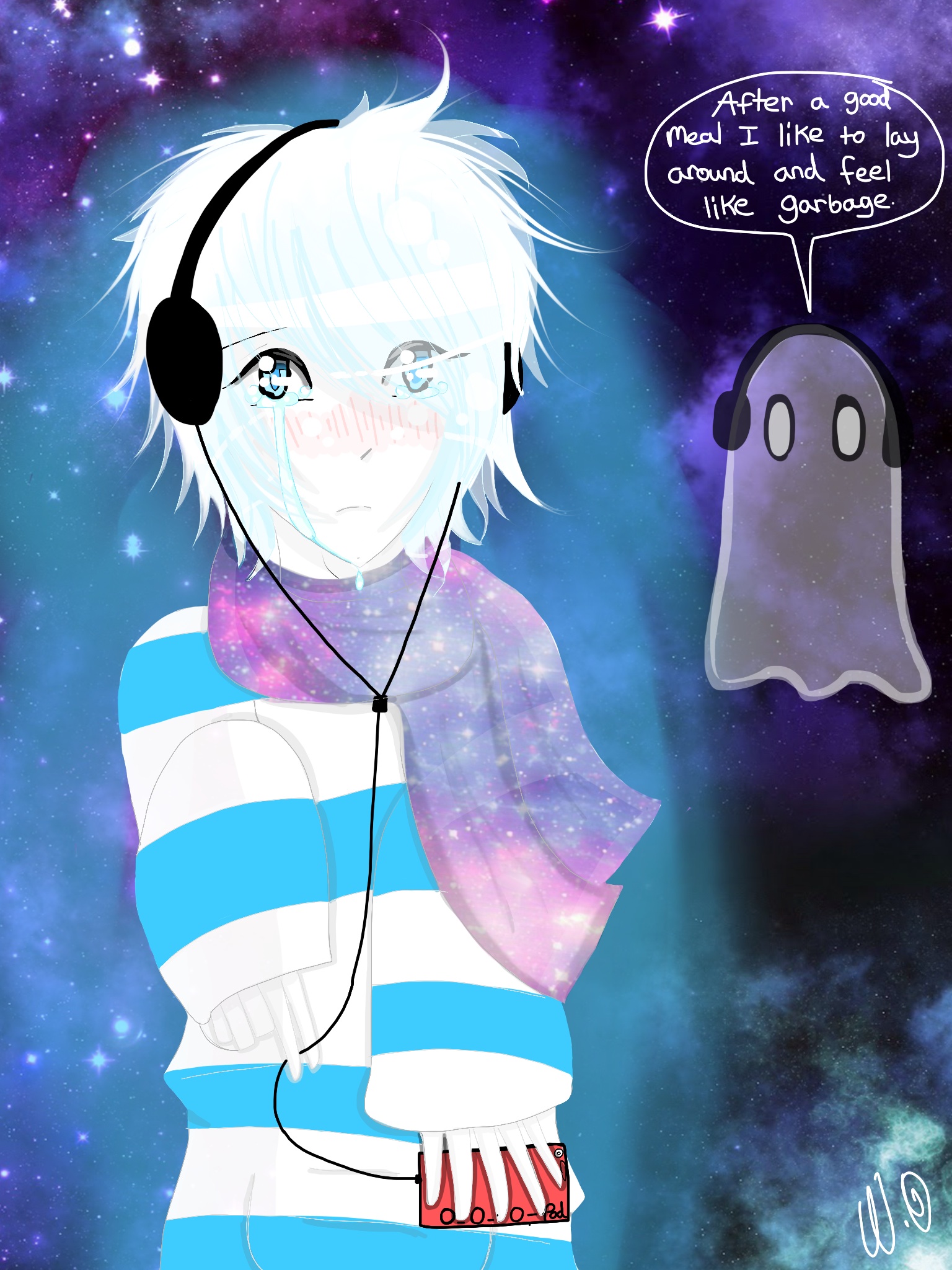 Undertale Napstablook By Neon Gloom