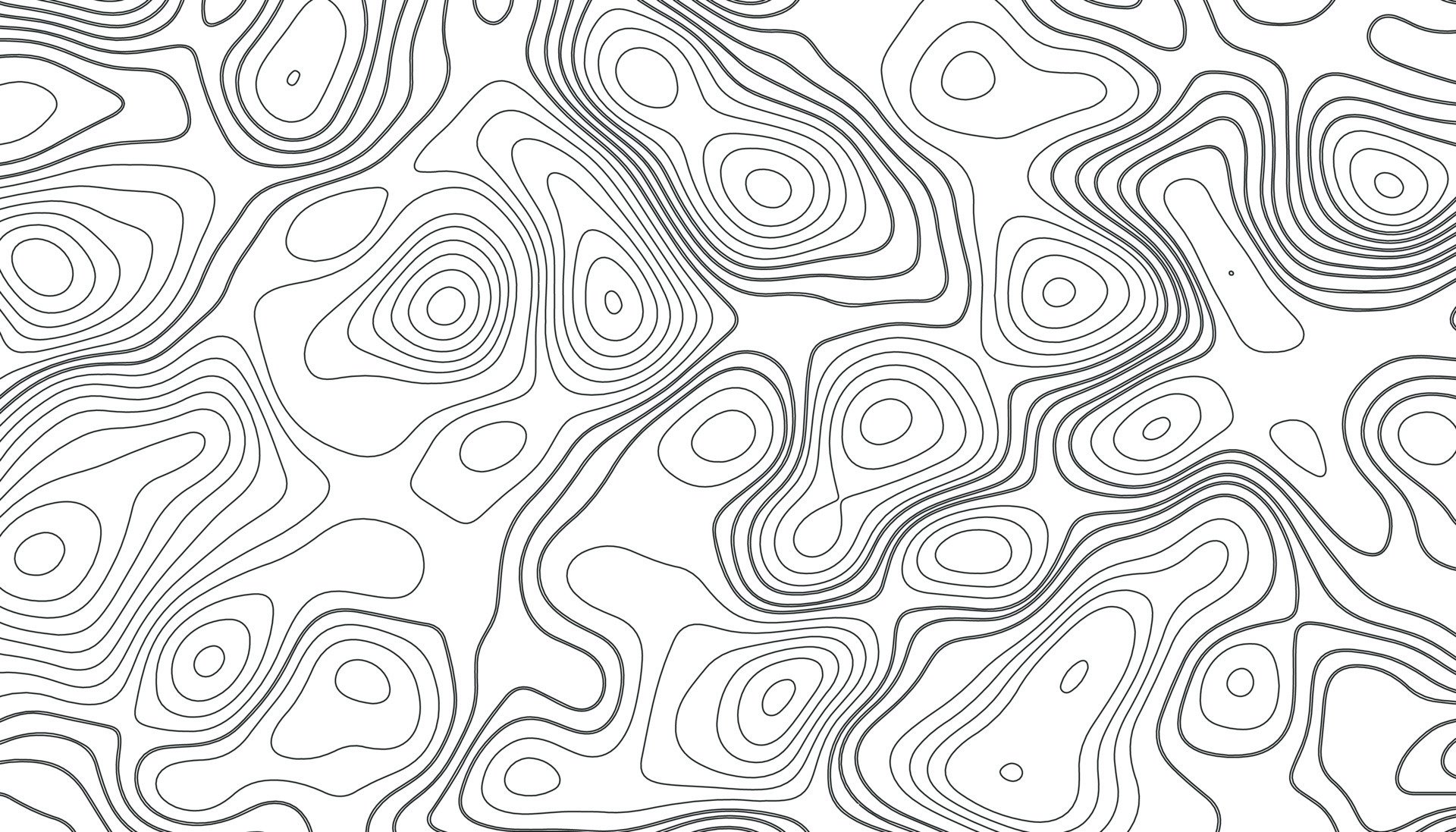 White Topo Wallpaper