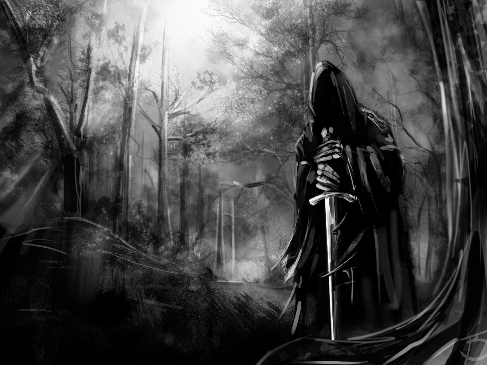 Scary Grim Reaper Wallpaper HD Background Desktop