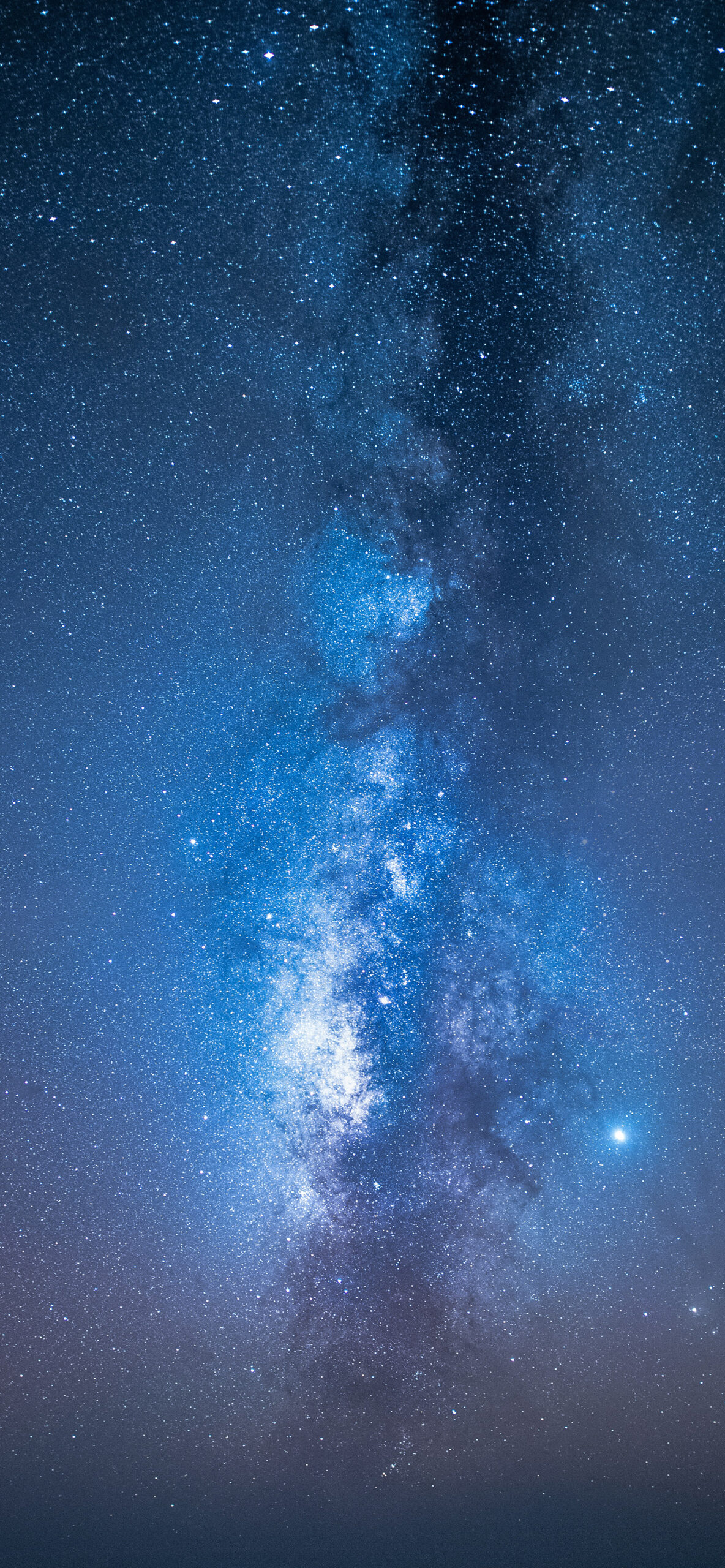 Blue Galaxy iPhone Wallpaper