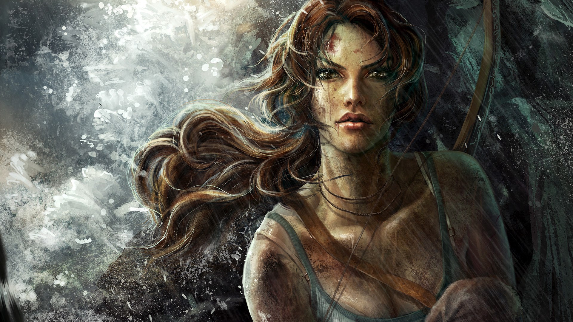 Tomb Raider Lara Croft Game Girl Artwork HD Wallpaper