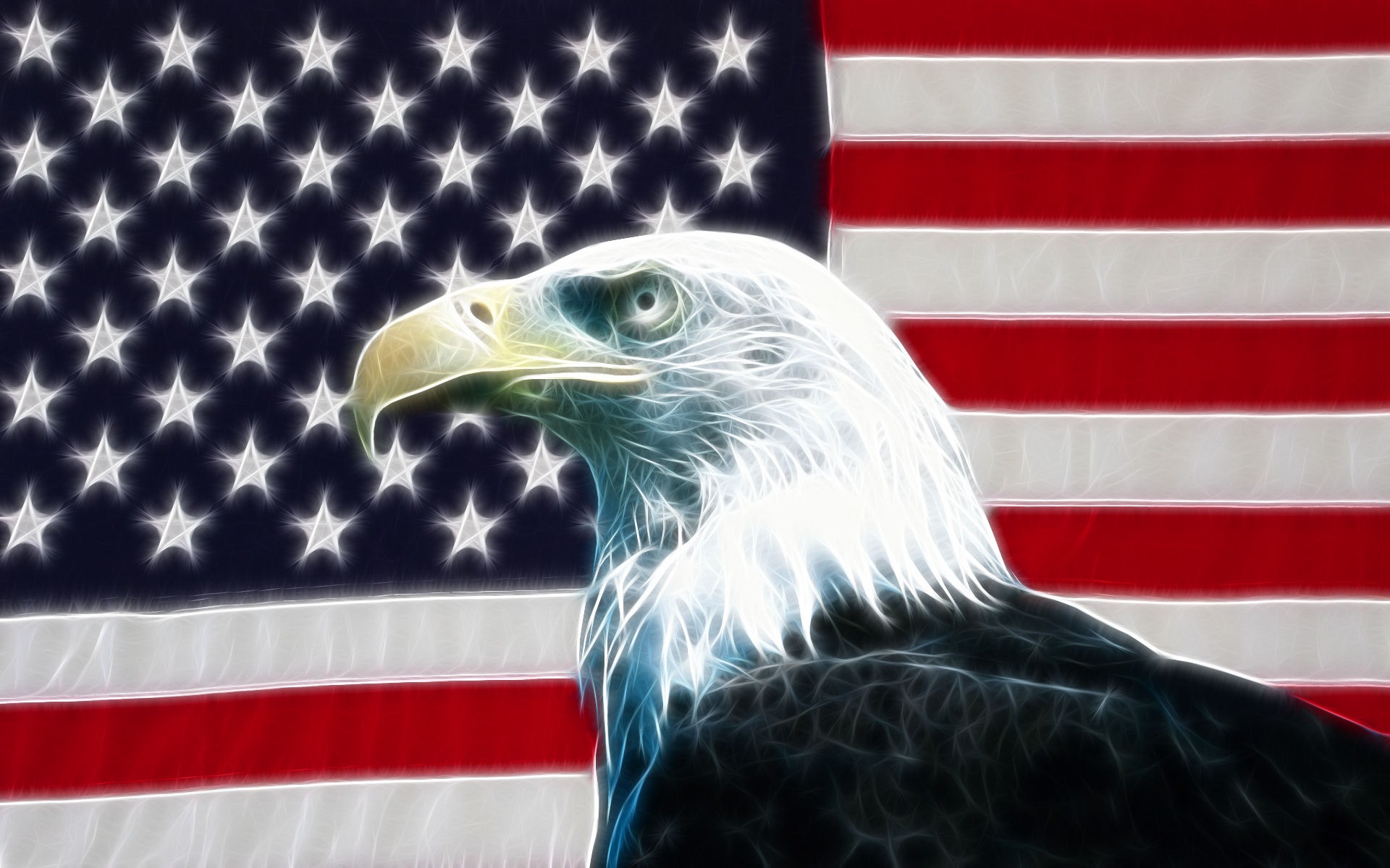 American Flag Eagle Desktop Wallpaper
