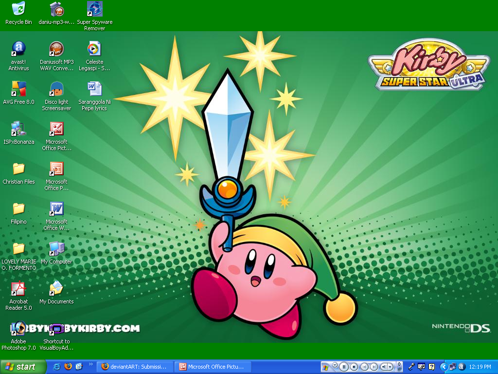 Sword Kirby In My Desktop By Murumokirby360