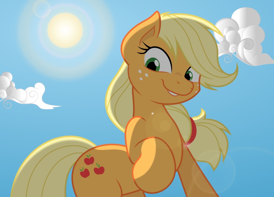 My Little Pony Drawing Applejack HD Wallpaper