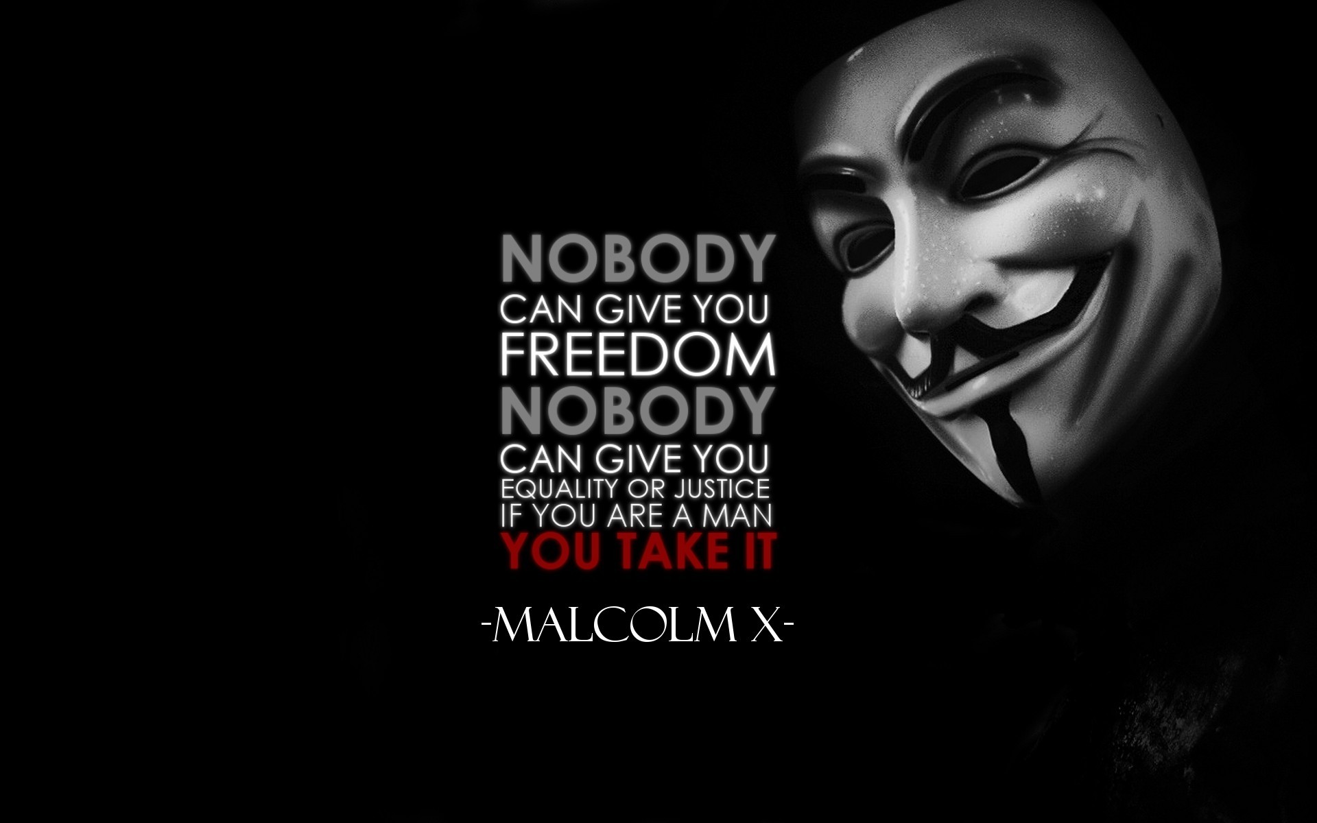 Malcolm X Quote Wallpaper