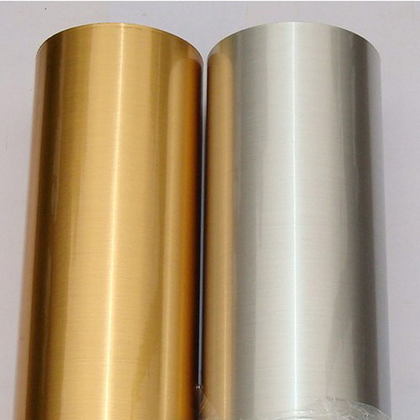 Gold Film Contact Paper Self Adhesive Stainless Steel