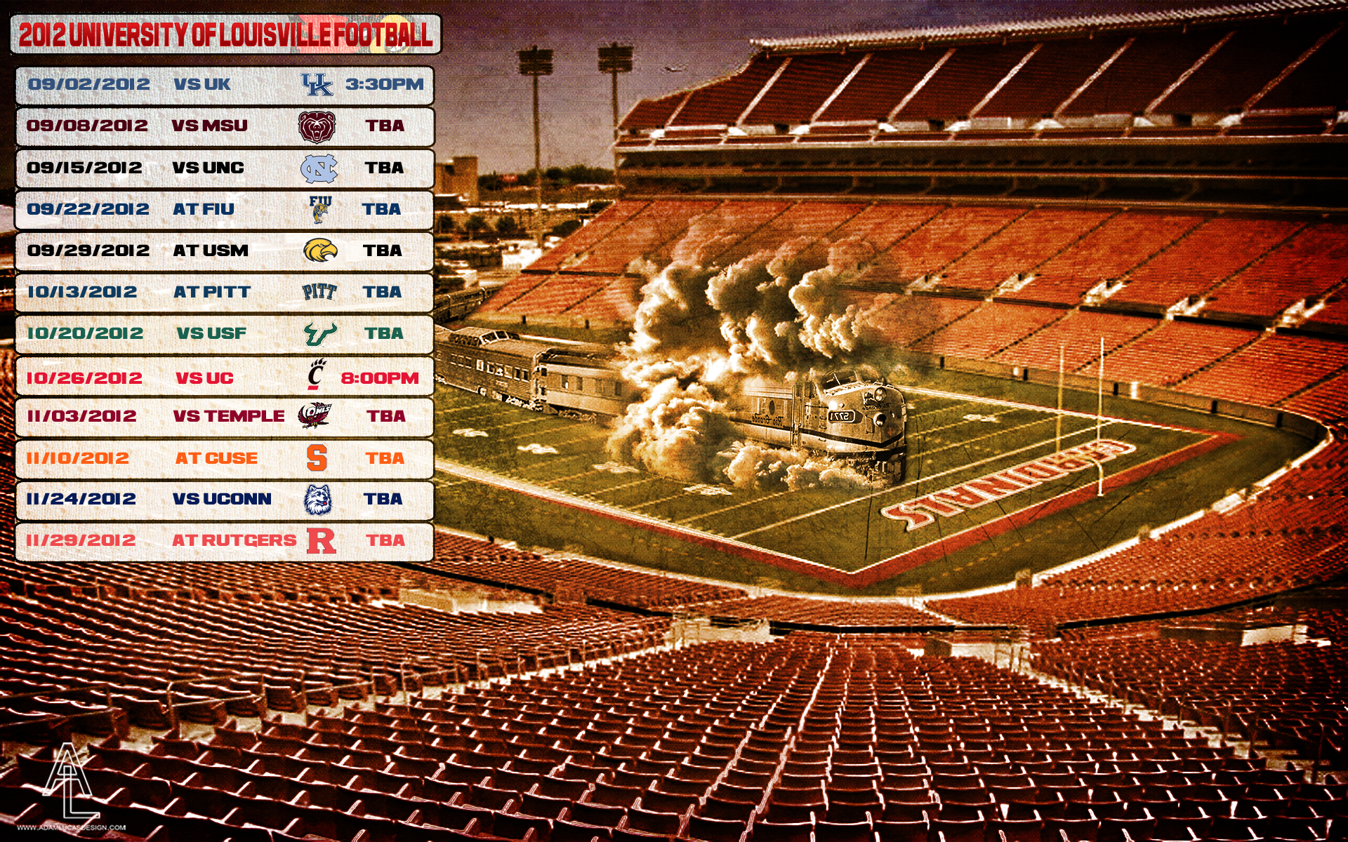 University Of Louisville Football Schedule Wallpaper All