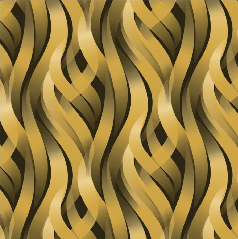Luxury Muriva Kiic Ribbons 3d Effect Wavy Lines Geometric Wallpaper