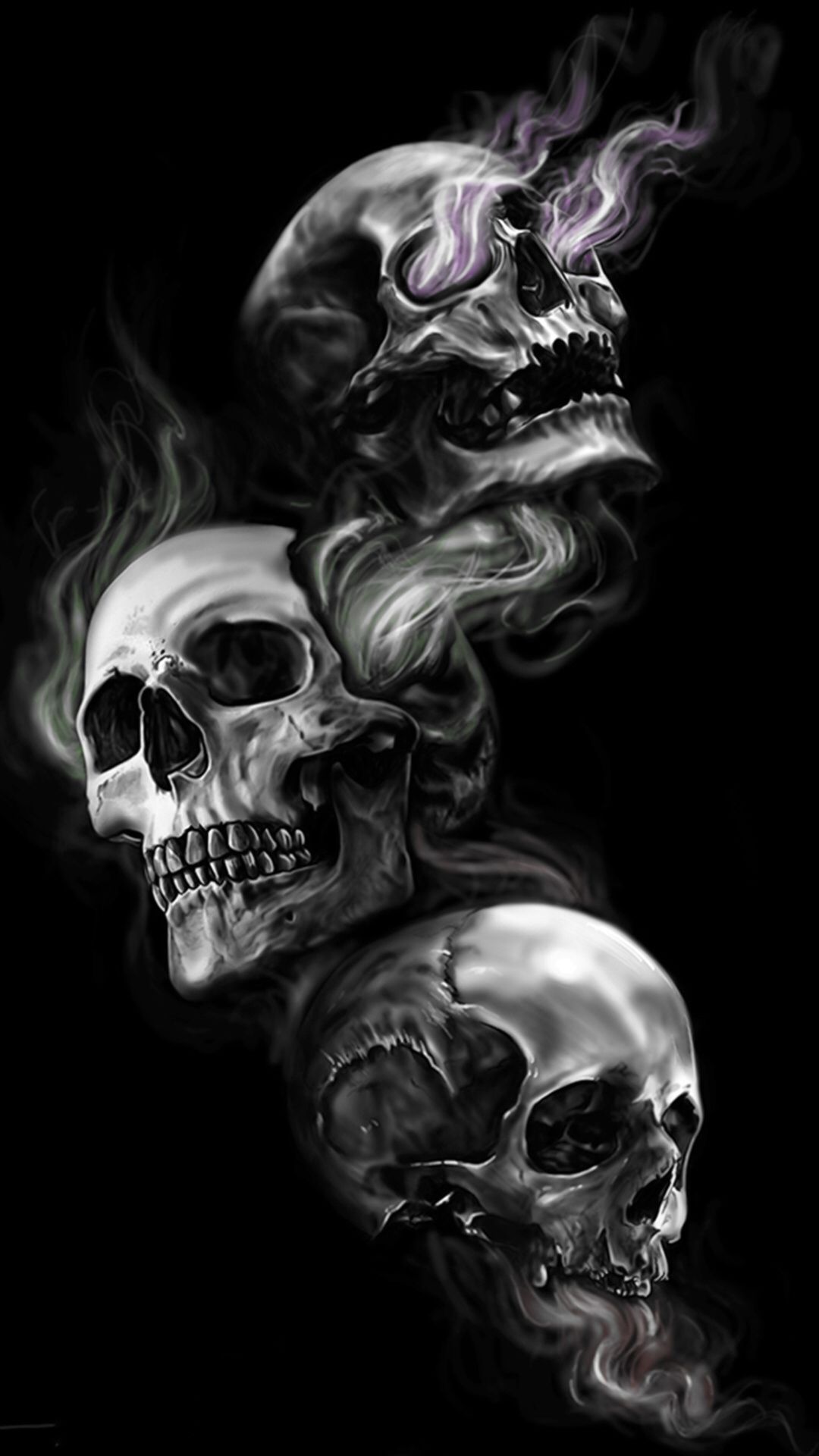 Skull Tattoo Wallpaper Top Background