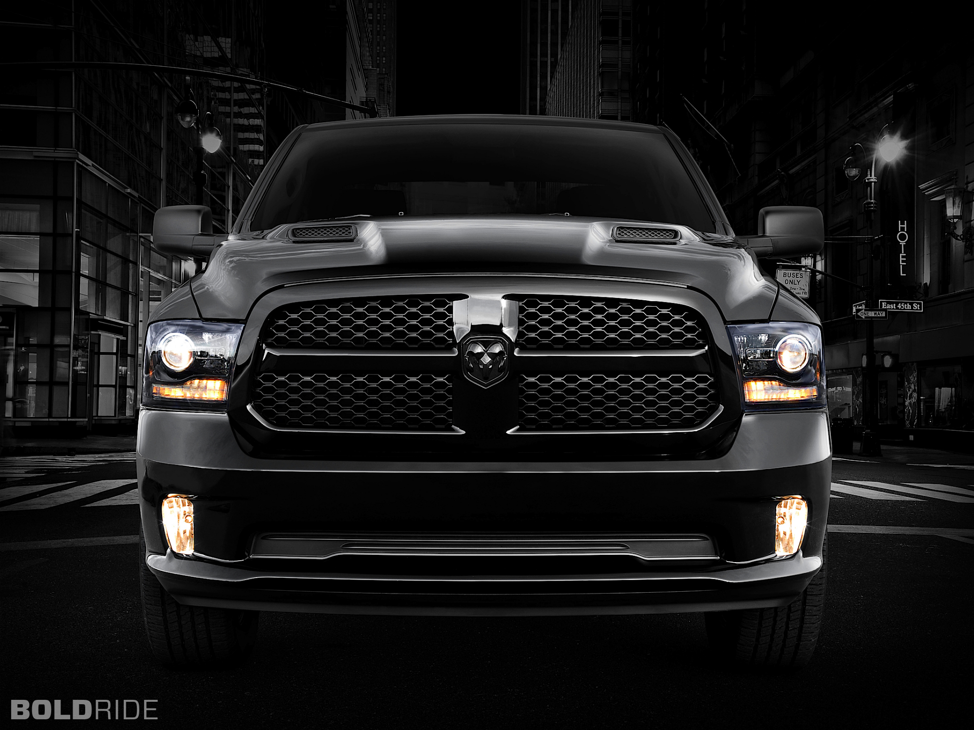 Dodge Ram Black Express Pickup Supertruck Truck Muscle Wallpaper