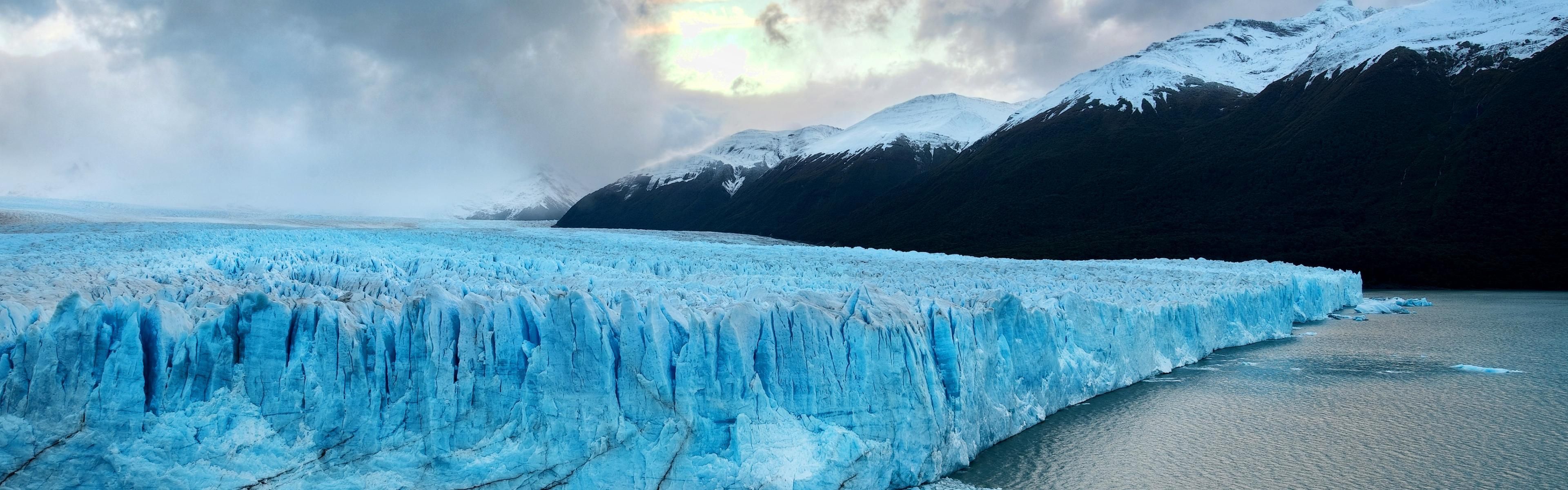 Patagonia Amazing Ice Beautiful Places Background