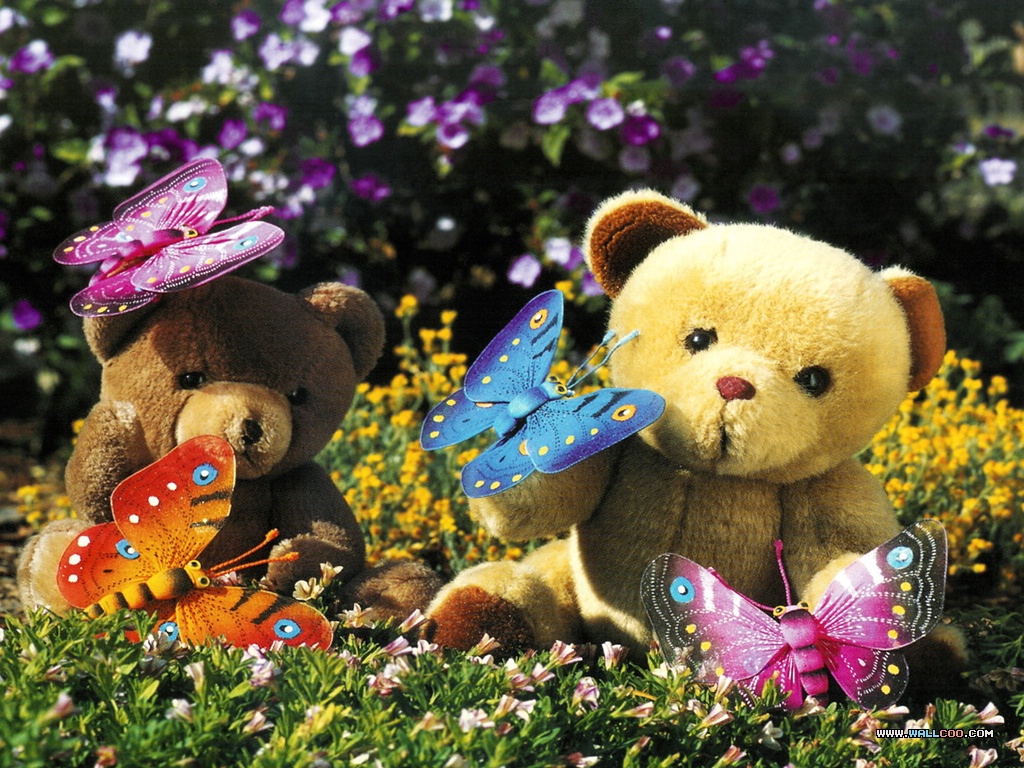 Teddy Bears Stuffed Animals Wallpaper