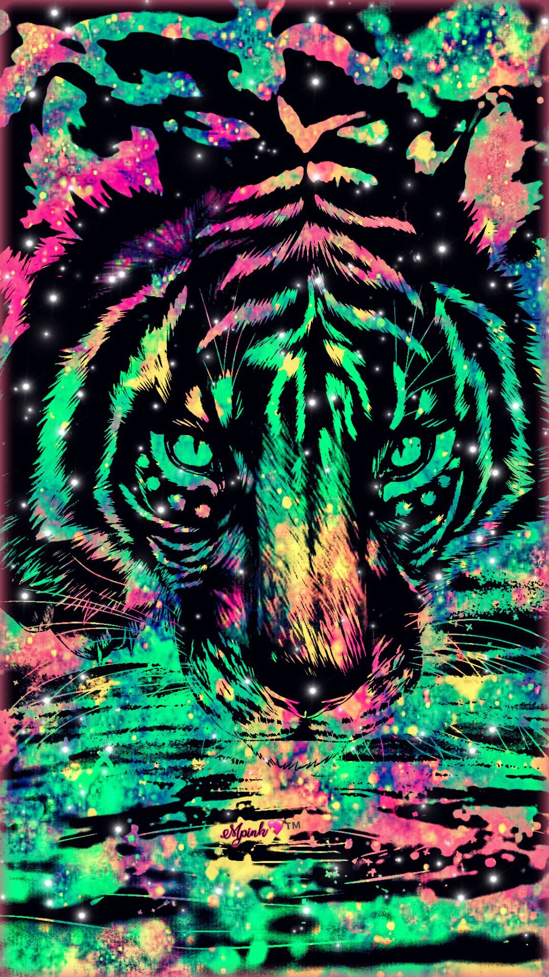 Tiger Galaxy Wallpaper Androidwallpaper iPhonewallpaper