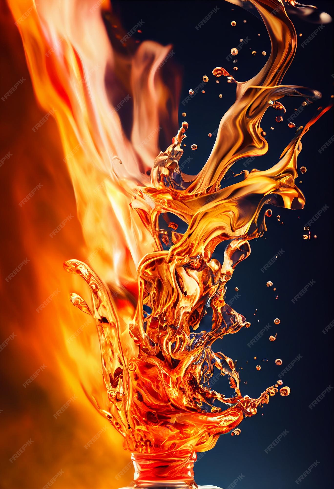 Fire And Water Wallpaper