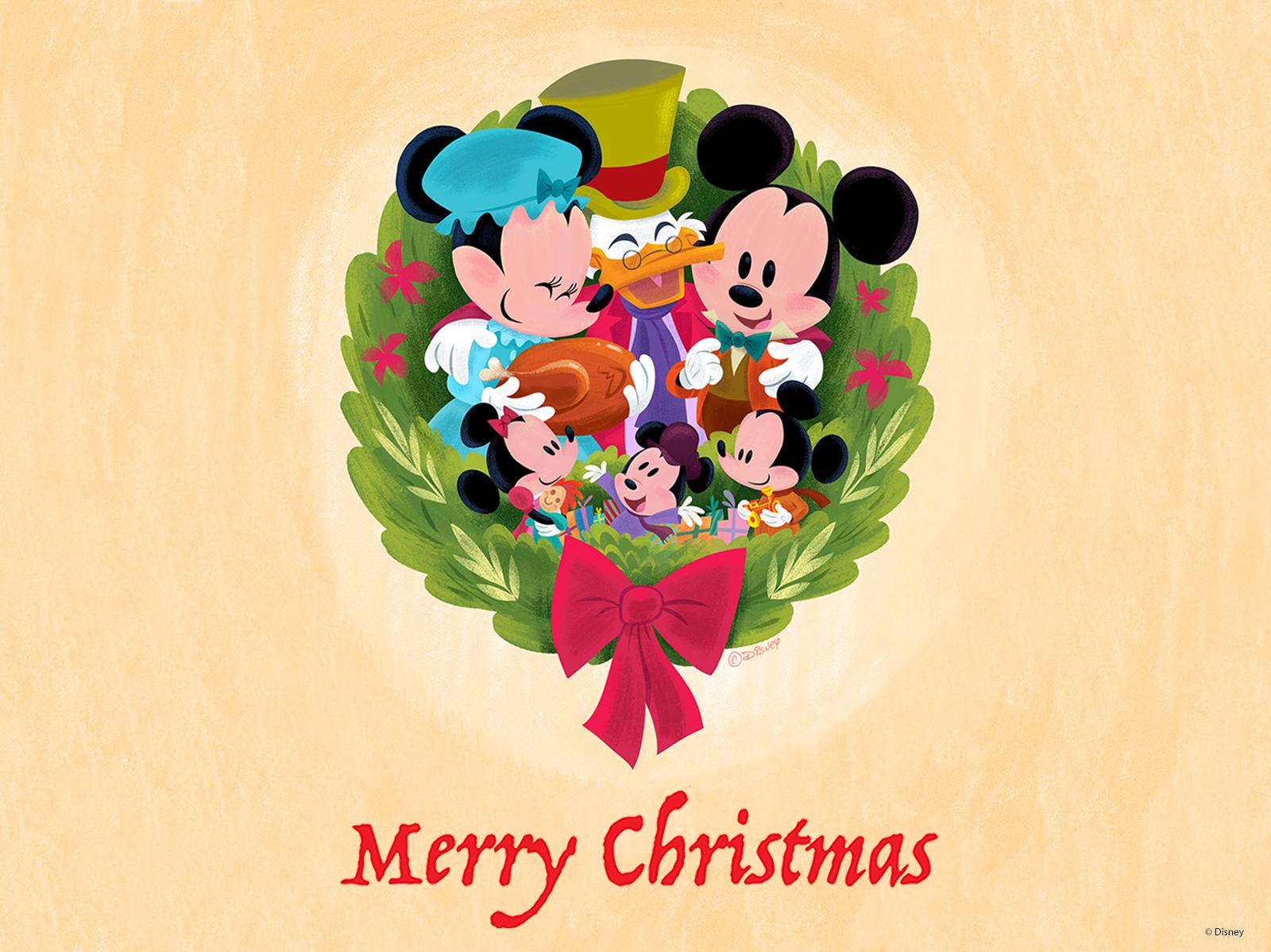 These Special Holiday Wallpaper Designed By Disney