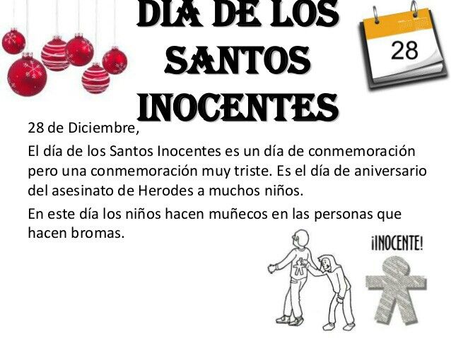 De Diciembre D A Los Santos Inocentes Efem Rides