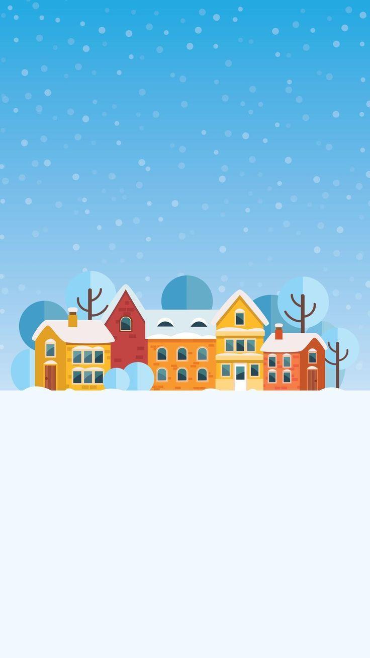 Minimalist Winter Snow Phone Wallpaper Minimal