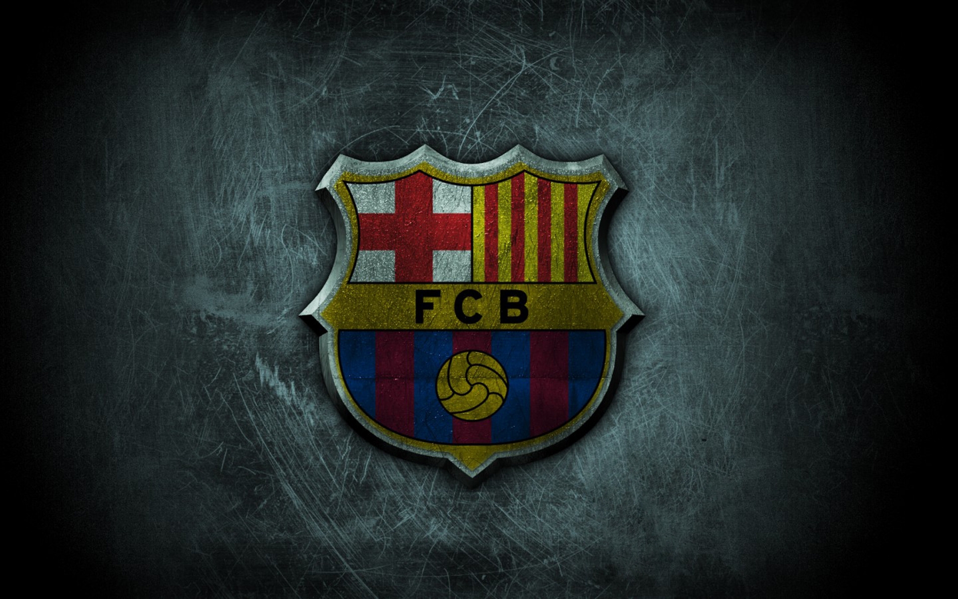 Wallpaper HD Escudo F C Barcelona En Marmol Fondos