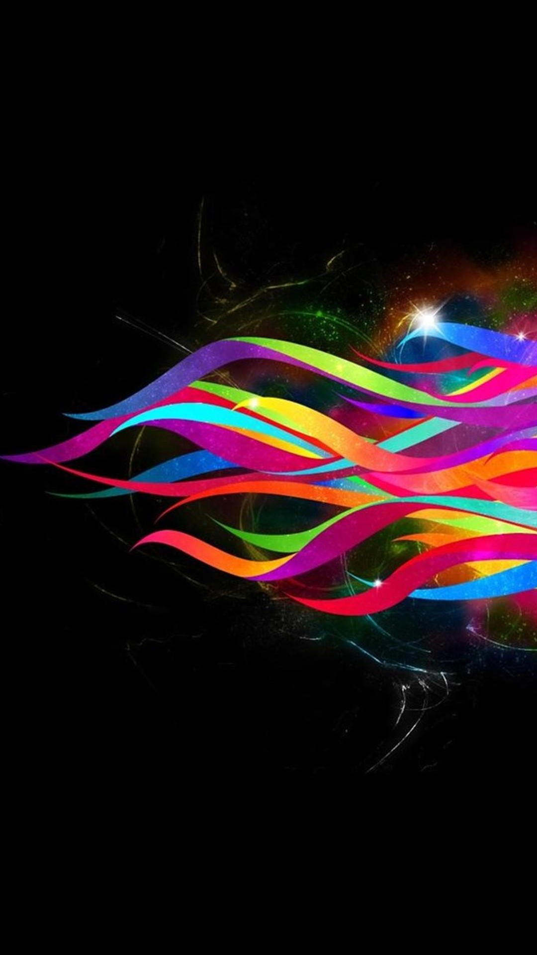Home Colorful Galaxy S4 Wallpaper HD