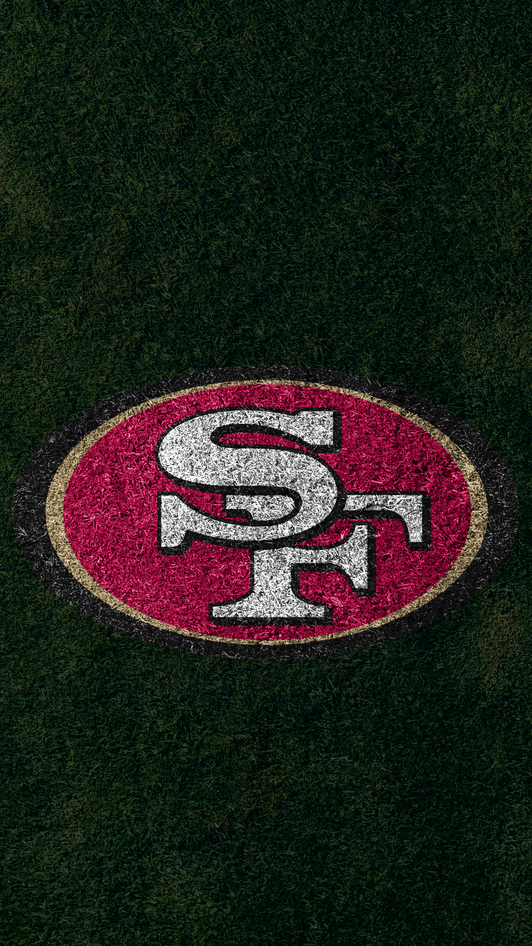 San Francisco 49ers 2018 Mobile Turf Logo Wallpaper