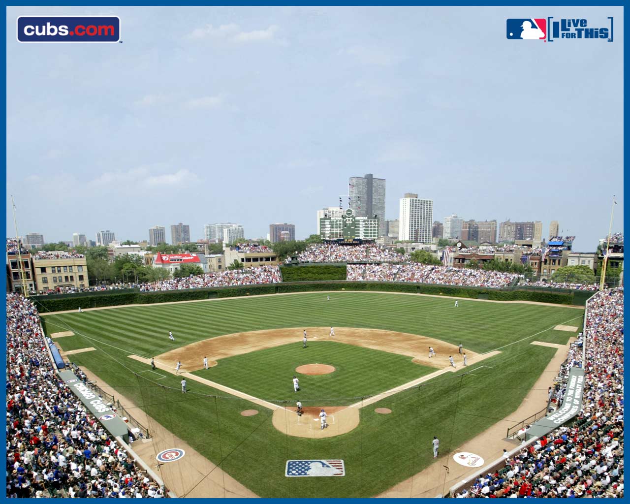 Chicago Cubs Stadium Wallpaper HD Res