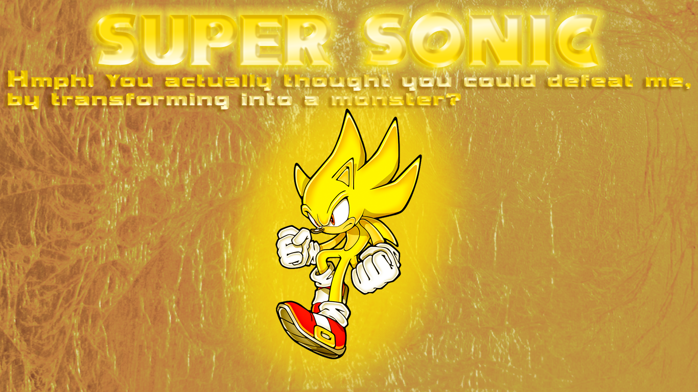 Super Sonic Wallpaper By Sonicblueblur94