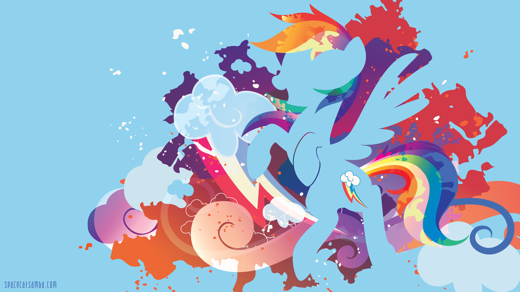 My Little Pony Rainbow Dash Wallpaper On