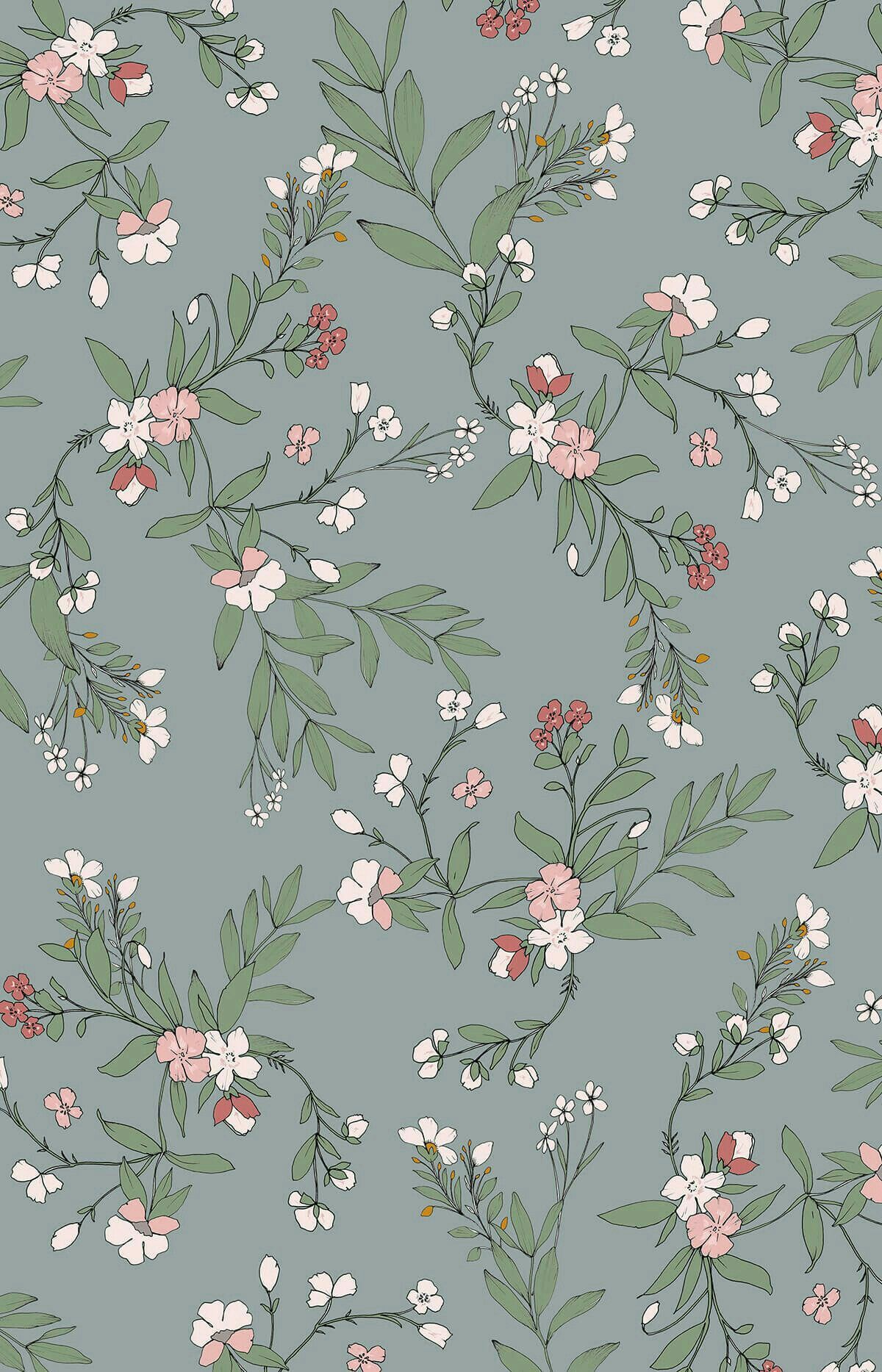 Malorie Dix On Rahaf Floral Wallpaper Cute