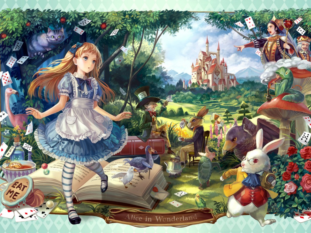 Alice In Wonderland Wallpaper Anime Girls
