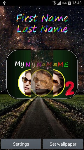 My Name Live Wallpaper For Android