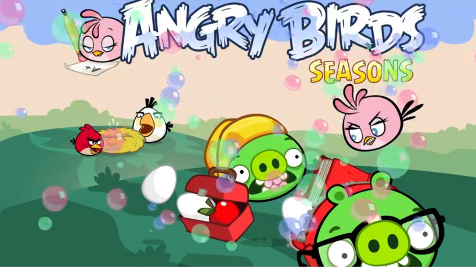 Angry Birds Seasons HD Wallpaper