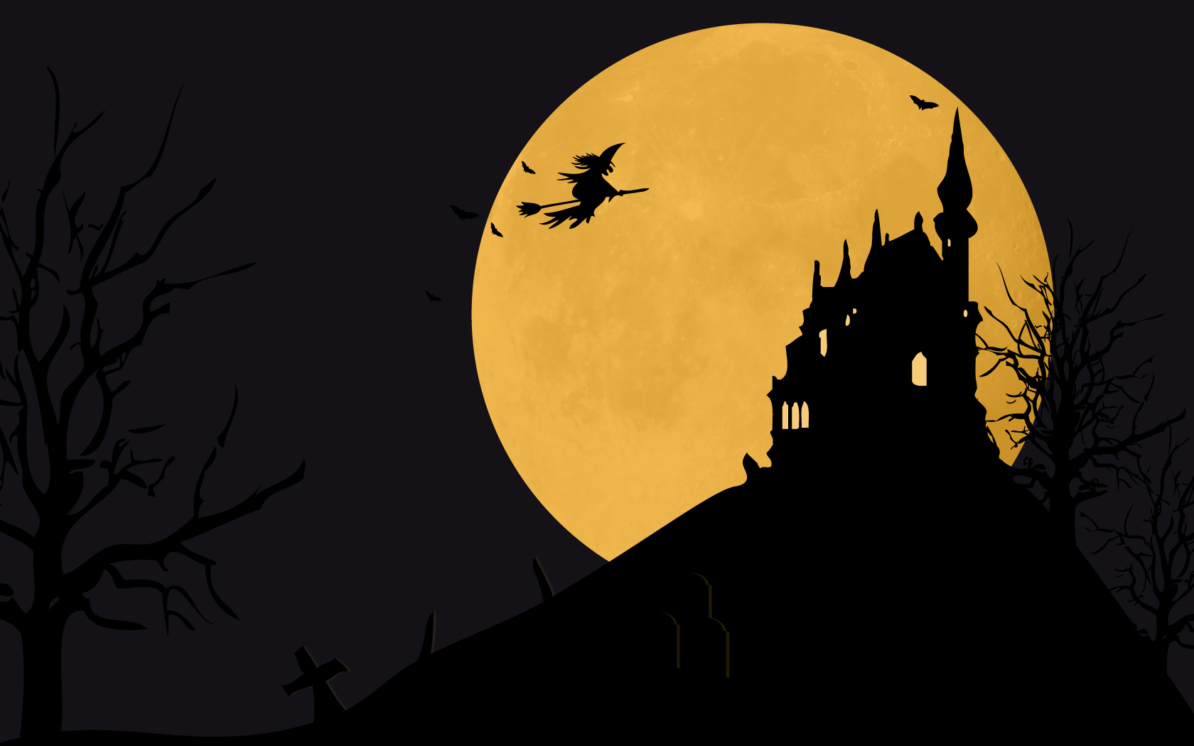 Free Halloween Desktop Background Photo Into Painting