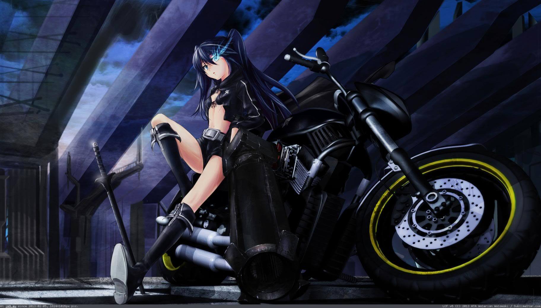 Black Rock Shooter Wallpaper Hd