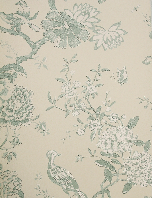 Oriental Bird Wallpaper Beautiful bird and branch design wallpaper in 534x692