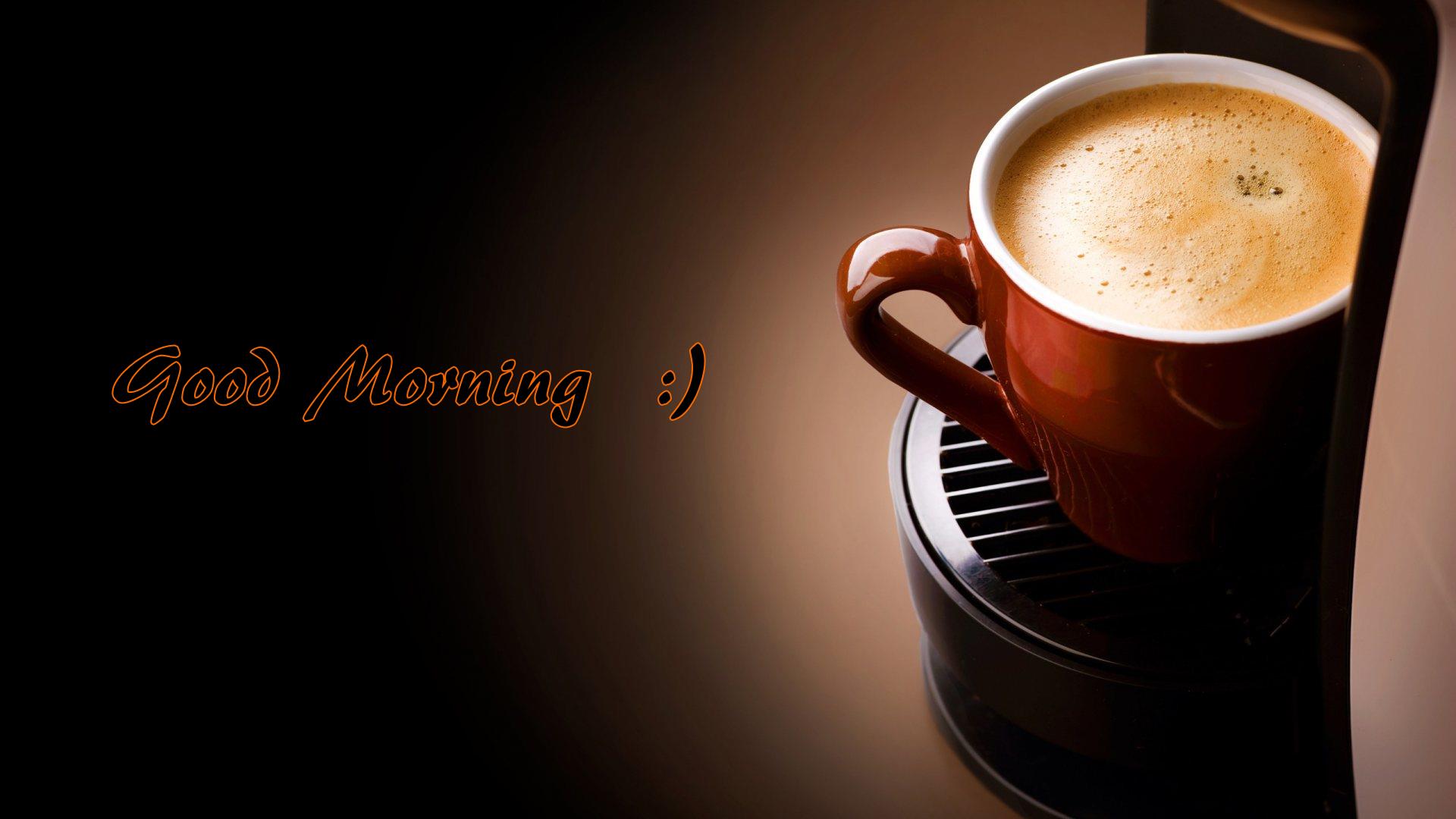Good Morning Coffee Quotes HD Wallpaper Background Image