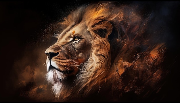 Angry Lion HD Wallpaper