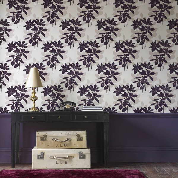 Designing Velvet Flocked Wallpaper With