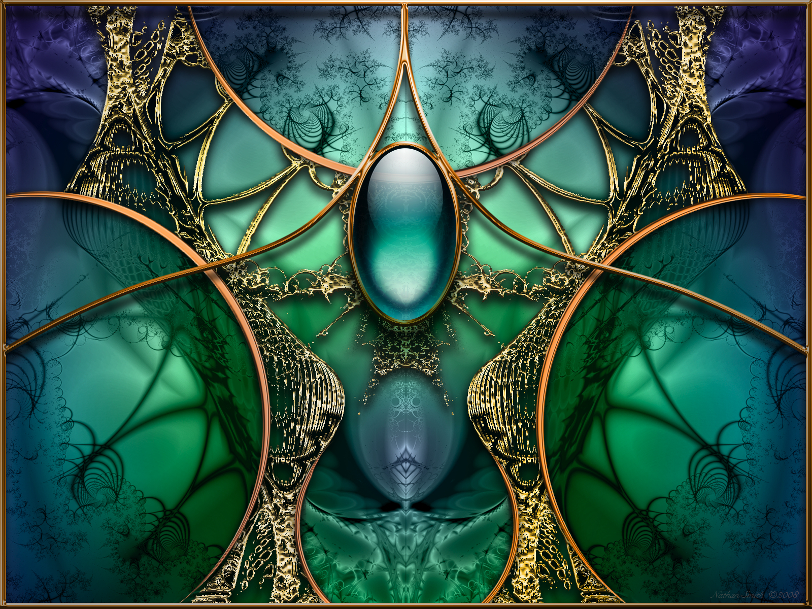 Background Fantasy Abstract Fractal Wallpaper Layouts