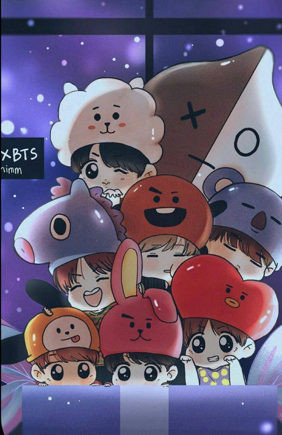 Bts Anime Wallpaper